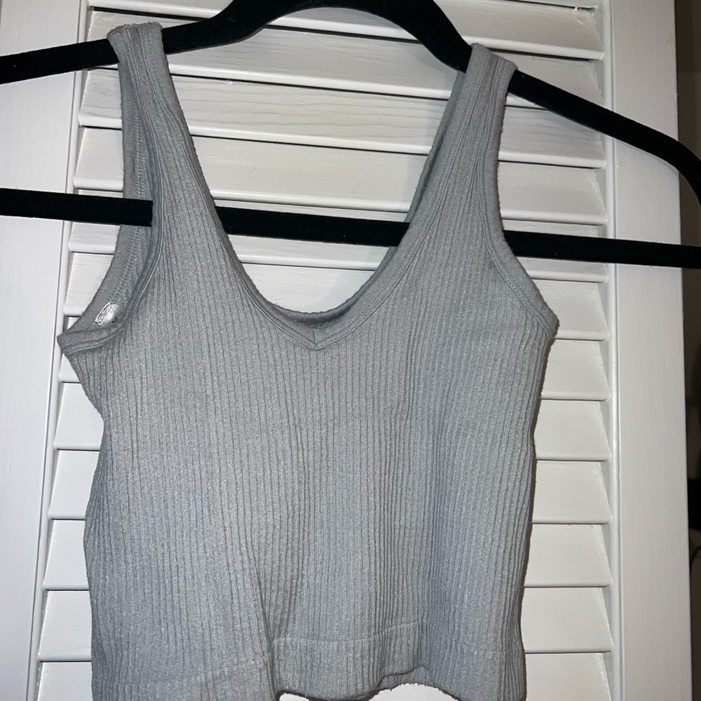 Light blue urban outfitters crop top